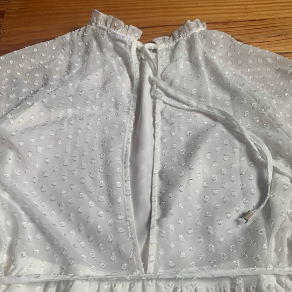 White polka dot dress - Picture 4 of 5